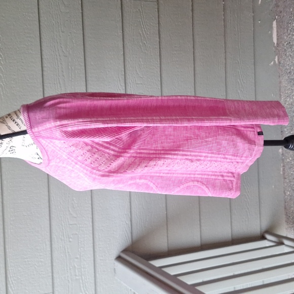 Lululemon Rest Less Long Sleeve Top Raspberry Pink Size 14 - Picture 7 of 11